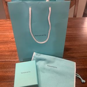 Tiffany & Co Shopping Bag, Jewelry Box & Dust Bag